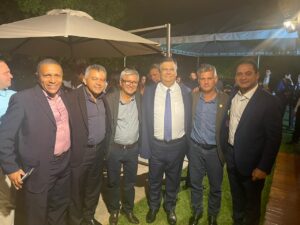 Eudes Barros participa de jantar em Brasília com Flávio Dino na residência de Weverton Rocha após aprovação do STF